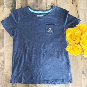 Eddie Bauer Kids Rolled Cuff "Explore" Tee - Girl's Size L 14/16